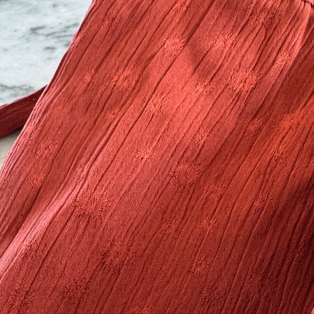 Max Studio Rust Mini Skirt - Picture 4 of 4